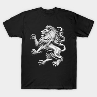 White Lion Rampant - Regal Squat T-Shirt